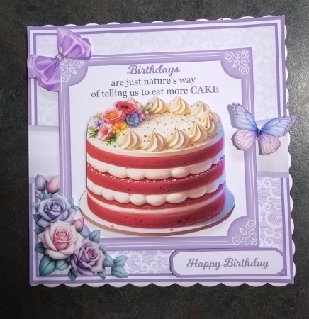 8x8 BIRTHDAY CAKE by Jackie Odonnell