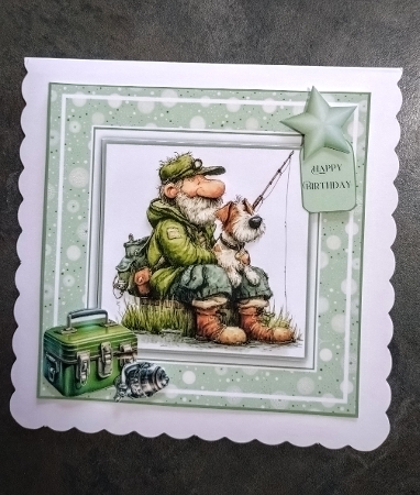 Catch of the Day - 6x6 and 5x7 Version by Jackie Odonnell