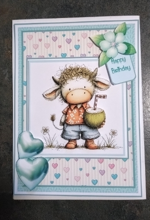 Keeping Cool - 6x6 and 5x7 Version by Jackie Odonnell