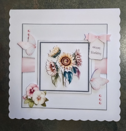 Watercolor Bouquets - 6x6 and 5x7 Version by Jackie Odonnell