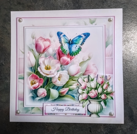 Butterfly Tulips Mini Page Kit by Jackie Odonnell