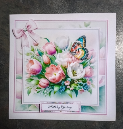 Butterfly Tulips Mini Page Kit by Jackie Odonnell
