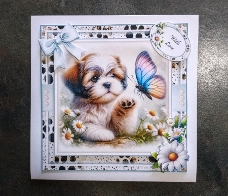 Cute Shih Tzu Pups Mini Kit by Jackie Odonnell