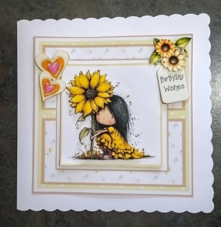 Sunflower Beauties - 6x6 and 5x7 by Jackie Odonnell