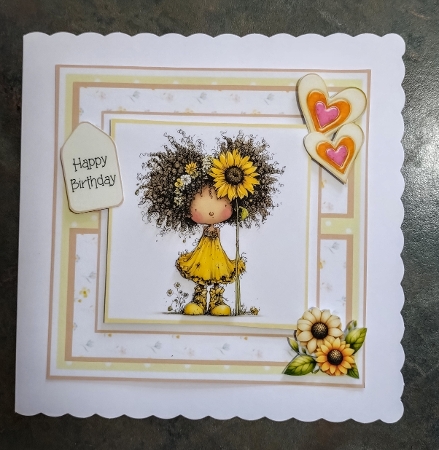 Sunflower Beauties - 6x6 and 5x7 by Jackie Odonnell