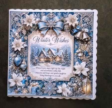 Winter Wishes 2 Mini Kit **Includes 5X7, 6x6, 7x7 8X8 Card Bases**  Featured Gallery Photo