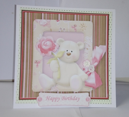 Beary Love and Flowers by Jackie Odonnell