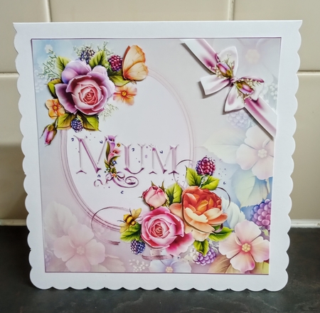 8x8 English Roses for Mum by Jackie Odonnell