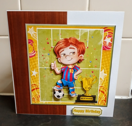 Cute Footy Player by Jackie Odonnell