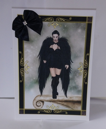 2 Gothic Angel Quick Toppers by Jackie Odonnell