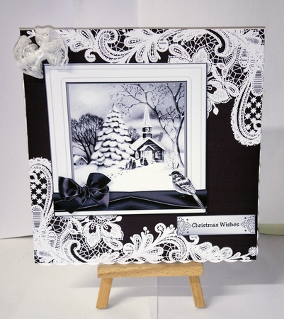 Christmas Black & White by Jackie Odonnell