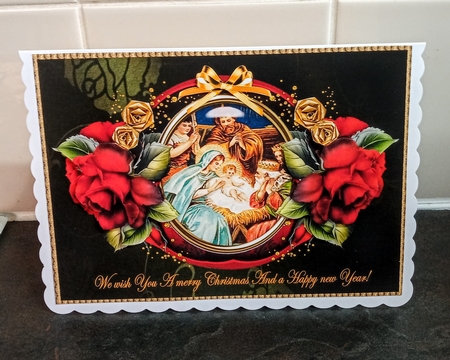 Cameo Vintage Nativity by Jackie Odonnell