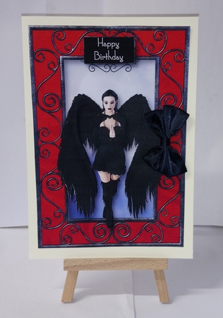 Black Feathered Wings - Beautiful Gothic by Jackie Odonnell