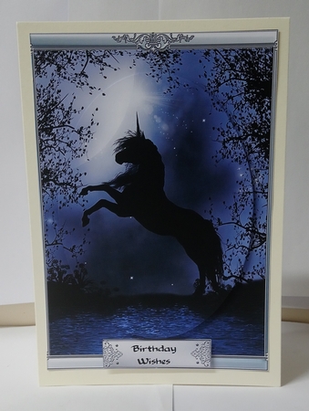 Unicorn Silhouette by Jackie Odonnell