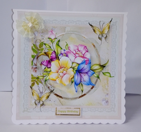 Butterfly Flutters 8x8 Card Mini Kit by Jackie Odonnell