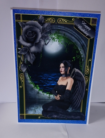 Gothic Angel - Waiting by Jackie Odonnell