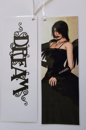 4 Gorgeous Gothic Angel Bookmarks by Jackie Odonnell