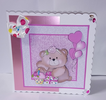 Bear Cup Cake Mini Kit by Jackie Odonnell