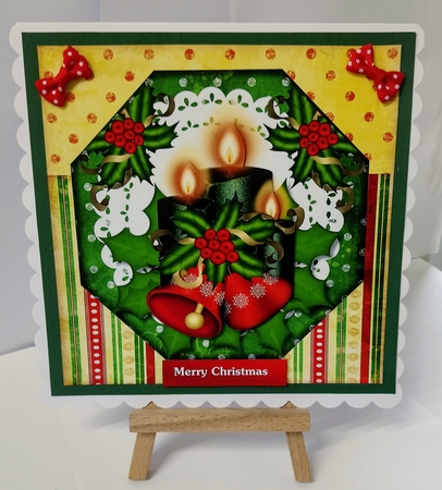 Country Christmas Candles 2 by Jackie Odonnell