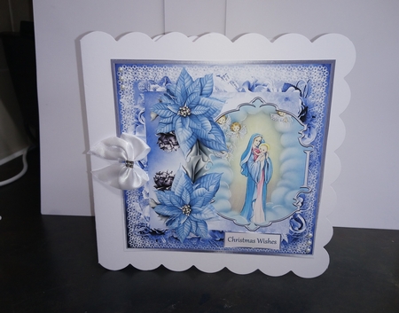 Mother of Jesus 7x7 Card and Decoupage by Jackie Odonnell