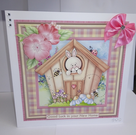 Bunny House New Home, Birthday or Easter Mini Kit by Jackie Odonnell