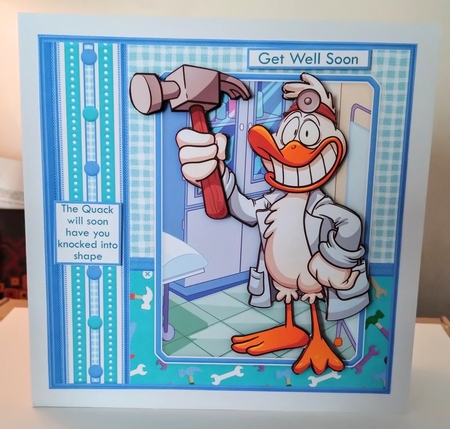 The Quack Will Soon Knock You Into Shape Get Well Mini Kit by Jackie Odonnell
