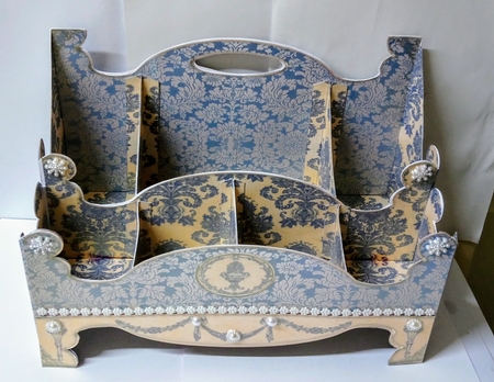Shabby Chic Multi-way Vanity Caddy -blue by Jackie Odonnell
