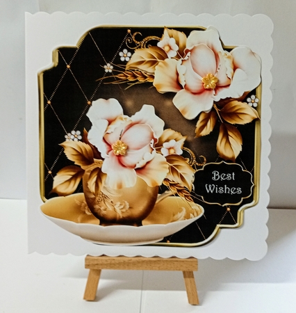 Summer Sparkle - Teacup & Saucer by Jackie Odonnell