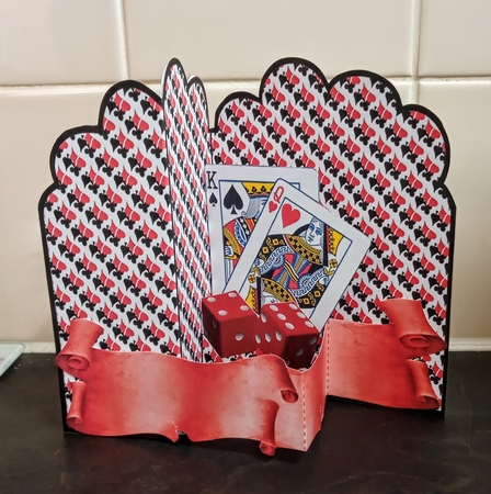 Z-fold pop-up  Playing Cards by Jackie Odonnell