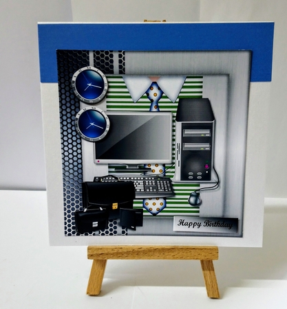 Male Card Topper Office by Jackie Odonnell