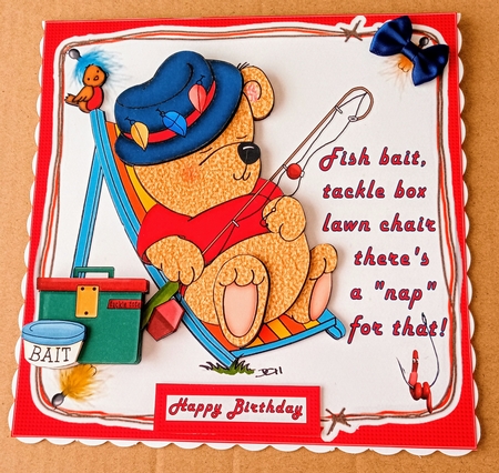 8x8 Fishing theres a nap for that mini kit by Jackie Odonnell