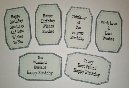 Birthday sentiments for Men 3 by Jackie Odonnell