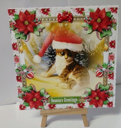 Mini Kit Dreamy Looking Cat by Jackie Odonnell