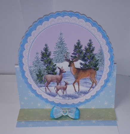 WINTER DEER TOPPERS  by Jackie Odonnell