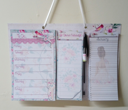 Prima Ballerina A4 Organiser/Perpetual Calender by Jackie Odonnell