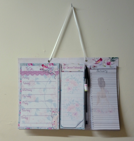 Prima Ballerina A4 Organiser/Perpetual Calender by Jackie Odonnell