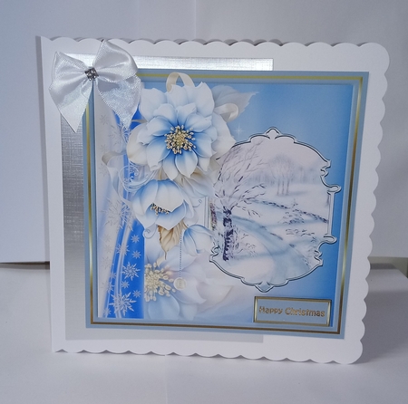 Snow roads and flowers by Jackie Odonnell