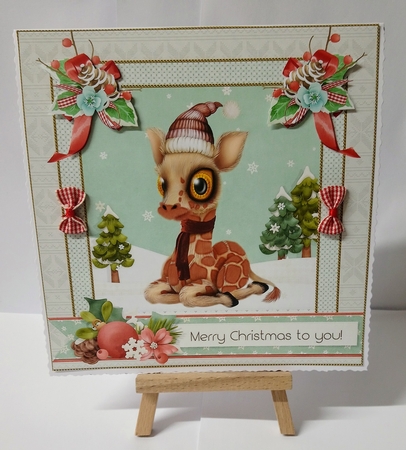 Mini Kit: Winter Giraffe by Jackie Odonnell