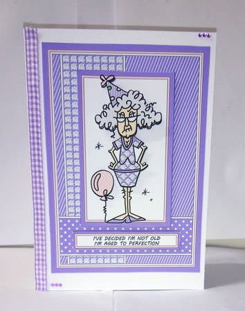 Stella - Ive decided Im not old - Purple/Pink by Jackie Odonnell