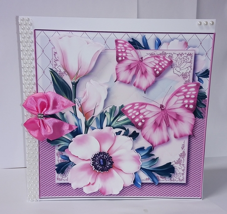 Flowers and Butterflies  by Jackie Odonnell