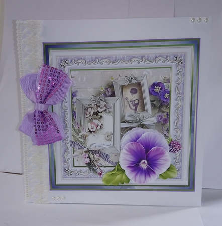 Pansy 7x7 by Jackie Odonnell