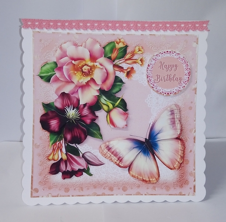 Beautiful Flowers and Butterflies 1359 by Jackie Odonnell