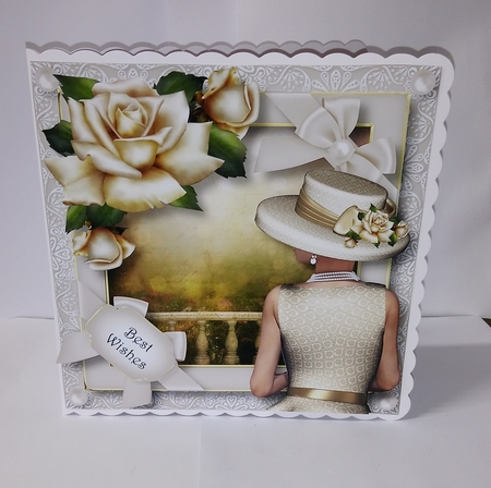 Pearls & Bows - Ivory Rose by Jackie Odonnell