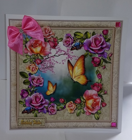 Lil Wings 8x8 Decoupage Mini Kit by Jackie Odonnell