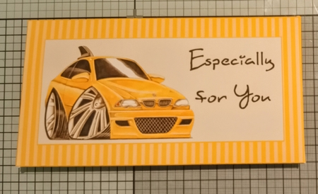 Wacky Car Cash Envelope by Jackie Odonnell
