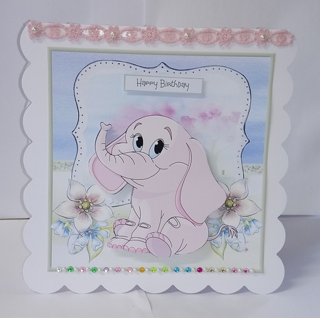 The pink elephant by Jackie Odonnell