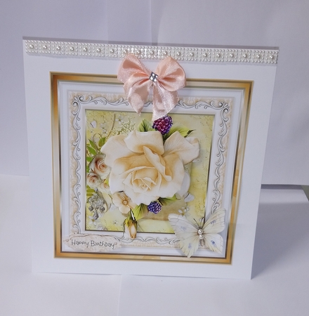 A Peach rose by Jackie Odonnell