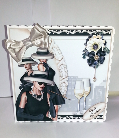 Celebrate 8x8 Decoupage Mini Kit by Jackie Odonnell