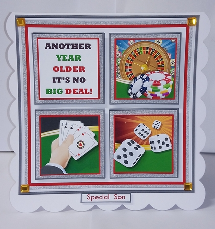 CASINO NIGHT 7.5 Quick Layer Card & Ages Mini Kit by Jackie Odonnell