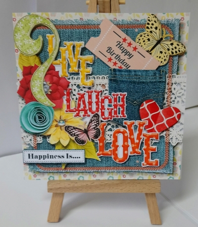 Butterflies and Blue Jeans Bumper Value Kit by Jackie Odonnell